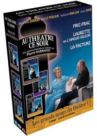 Les Grands noms du théâtre n° 1 - 3 pièces de théâtre : Fric-Frac + Laurette ou l'amour voleur + La facture (Pack) - DVD