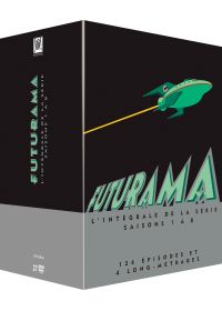 Futurama  : L'intégrale Saisons 1 à 8 + 4 longs métrages - DVD