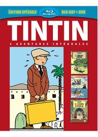 Tintin - 3 aventures - Vol. 2 : L'ïle noire + L'oreille cassée + Le Sceptre d'Ottokar (Combo Blu-ray + DVD) - Blu-ray