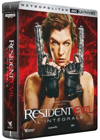 Resident Evil : L'intégrale : Resident Evil + Resident Evil : Apocalypse + Resident Evil : Extinction + Resident Evil : Afterlife + Resident Evil : Retribution + Resident Evil : Chapitre final (4K Ultra HD - Boîtier SteelBook) - 4K UHD