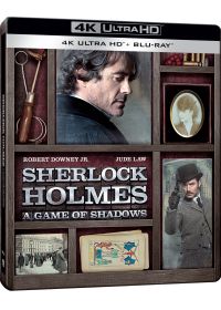Sherlock Holmes 2 : Jeu d'ombres (Édition Limitée SteelBook 4K Ultra HD + Blu-ray) - 4K UHD