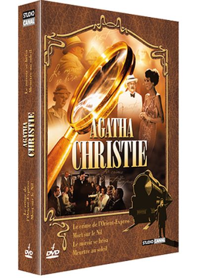 Agatha Christie - Coffret - Le miroir se brisa + Meurtre au soleil + Mort sur le Nil + Le crime de l'Orient Express - DVD