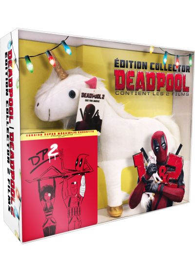 Deadpool 1 + 2 (Édition Limitée boîtier SteelBook - Blu-ray + Peluche) - Blu-ray