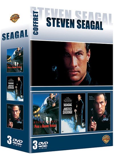 Coffret Steven Seagal - Piège à grande vitesse + Justice sauvage + Nico - DVD