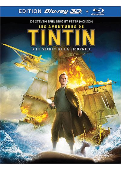 Les Aventures de Tintin : Le secret de la Licorne (Blu-ray 3D + Blu-ray 2D) - Blu-ray 3D