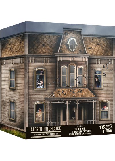 Alfred Hitchcock - 16 films + 1 documentaire (Édition collector limitée + goodies) - Blu-ray