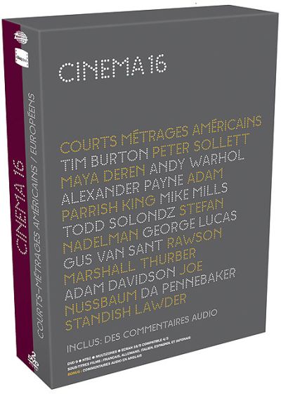 Cinéma 16 - Courts-métrages américains / européens (Pack) - DVD