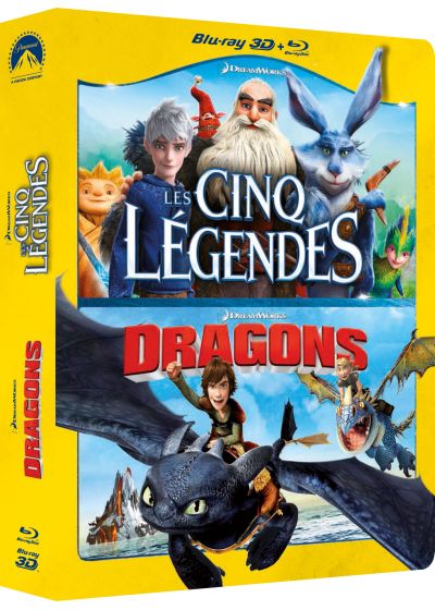 Les Cinq Légendes + Dragons (Blu-ray 3D + Blu-ray 2D) - Blu-ray 3D