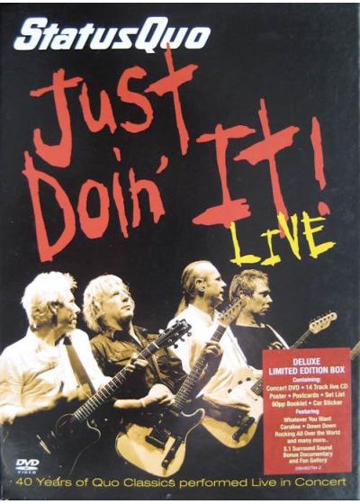 Status Quo - Just Doin' It! Live (Édition Collector) - DVD
