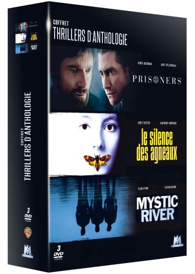 Coffret thrillers d'anthologie : Prisoners + Mystic River + Le silence des agneaux