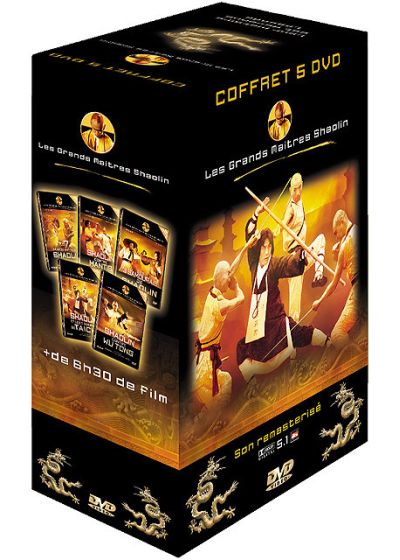 Coffret 5 DVD - Les Grands Maîtres Shaolin (Pack) - DVD