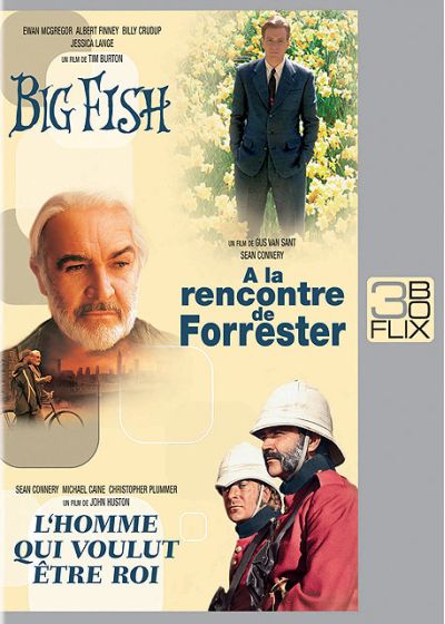 Flix Box - 22 : Big Fish + A la rencontre de Forrester + L'homme qui voulut être roi - DVD