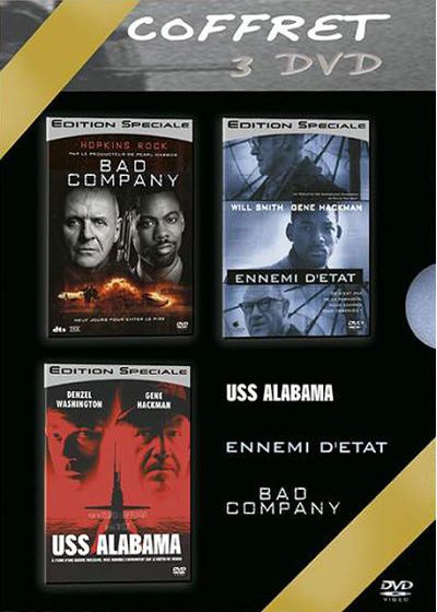 Coffret - Bad Company + USS Alabama + Ennemi d'état - DVD