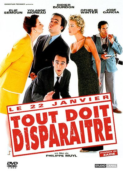 Tout doit disparaître - DVD