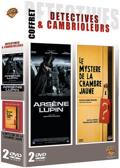 Coffret détectives & cambrioleurs - Arsène Lupin + Le mystère de la chambre jaune - DVD