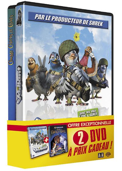 Vaillant, pigeon de combat ! + Comme chiens et chats (Pack) - DVD