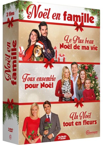 Noël en famille : Le Plus beau Noël de ma vie + Tous ensemble pour Noël + Un Noël tout en fleurs (Pack) - DVD