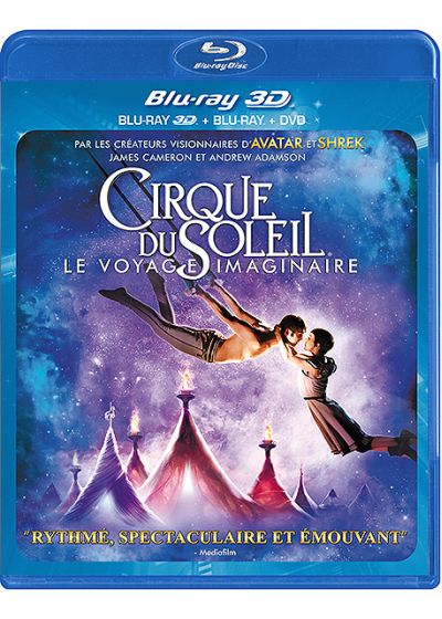 Cirque du Soleil : le voyage imaginaire (Combo Blu-ray 3D + Blu-ray + DVD) - Blu-ray 3D
