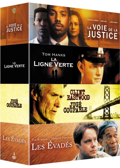 Coffret 4 films : La Voie de la justice + La Ligne verte + Les Évadés + Juge coupable