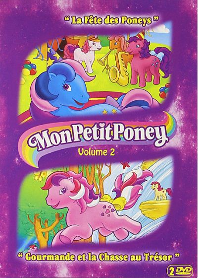 Mon petit Poney - Vol. 2 : La fête des Poneys + Gourmande et la Chasse au Trésor (Pack) - DVD