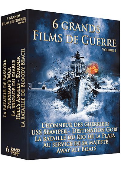 6 grands films de guerre - Coffret n° 2 (Pack) - DVD