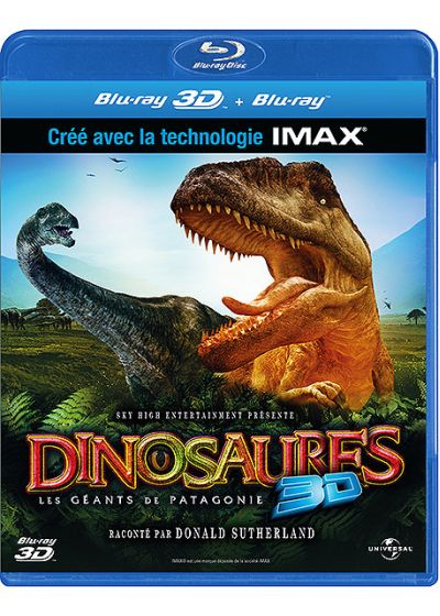 Dinosaures 3D, les géants de Patagonie (Blu-ray 3D compatible 2D) - Blu-ray 3D