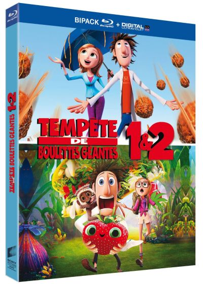 Tempête de boulettes géantes 1 & 2 (Blu-ray + Copie digitale) - Blu-ray