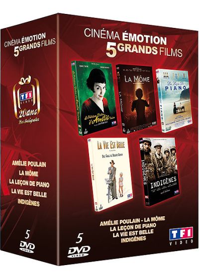 Coffret anniversaire TF1 - 20 ans d'émotions au cinéma (Pack) - DVD