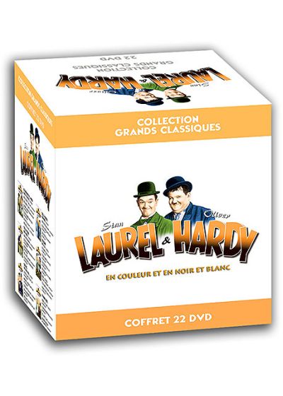 Laurel & Hardy - En couleurs et en noir et blanc - Coffret 22 DVD - DVD