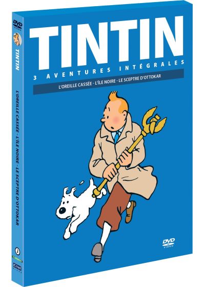 Tintin - 3 aventures - Vol. 2 : L'ïle noire + L'oreille cassée + Le Sceptre d'Ottokar - DVD