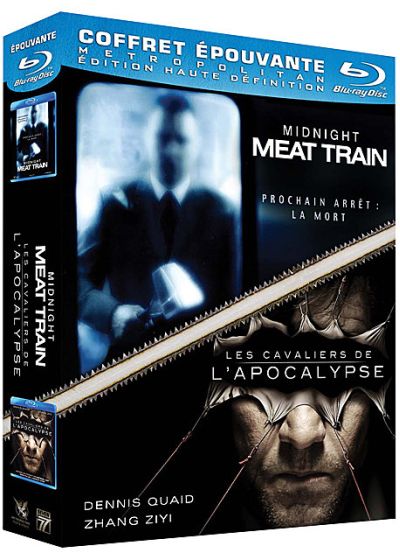 Coffret Epouvante : Midnight Meat Train + Les cavaliers de l'apocalypse (Pack) - Blu-ray