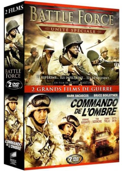 2 grands films de guerre : Battle Force - Unité spéciale + Commando de l'ombre (Pack) - DVD