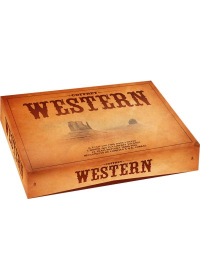 Coffret Western : Il était une fois dans l'ouest + Le train sifflera trois fois + Règlements de comptes à O.K. Corral + L'homme qui tua Liberty Valence (Pack) - DVD