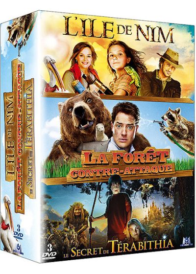 L'Île de Nim + La forêt contre-attaque + Le secret de Terabithia (Pack) - DVD