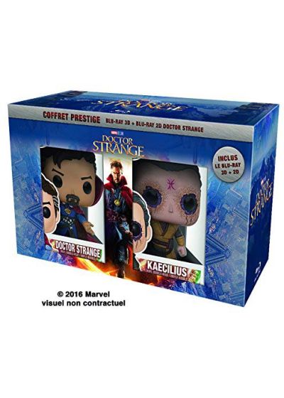 Doctor Strange (Édition Prestige - Blu-ray 3D + Blu-ray 2D + Figurines Pop! (Funko) de Doctor Strange et Kaecilius - Édition exclusive Amazon limitée) - Blu-ray 3D