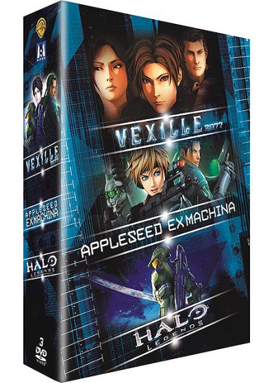 Vexille + Appleseed Ex Machina + Halo Legends (Pack) - DVD