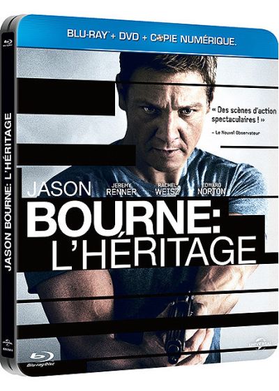 Jason Bourne : l'héritage (Blu-ray + DVD - Édition boîtier SteelBook) - Blu-ray