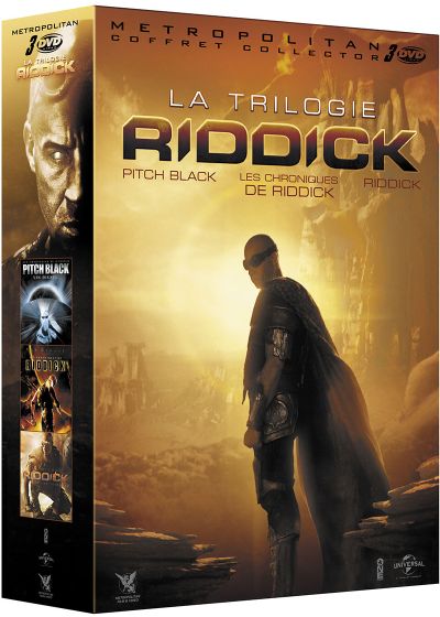 Riddick - La trilogie : Pitch Black + Les Chroniques de Riddick + Riddick - DVD