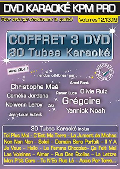 DVD Karaoké KPM Pro - Vol. 12, 13 & 19 - DVD