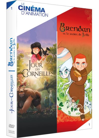 Le Cinéma d'animation 1 : Le Jour des corneilles + Brendan et le secret de Kells (Pack) - DVD