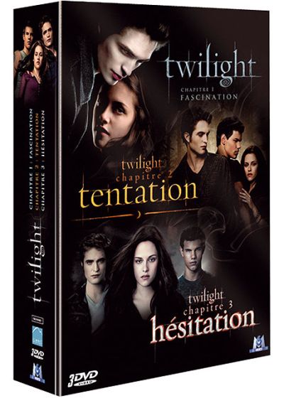 Twilight - Chapitre 1 : Fascination + Chapitre 2 : Tentation + Chapitre 3 : Hésitation (Édition Limitée) - DVD