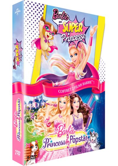 Barbie en super princesse + La princesse et la popstar (Pack) - DVD