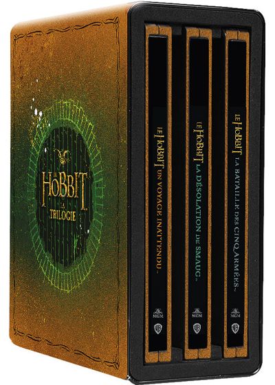 Le Hobbit - La trilogie (4K Ultra HD - Coffret métal + Boîtiers SteelBook) - 4K UHD