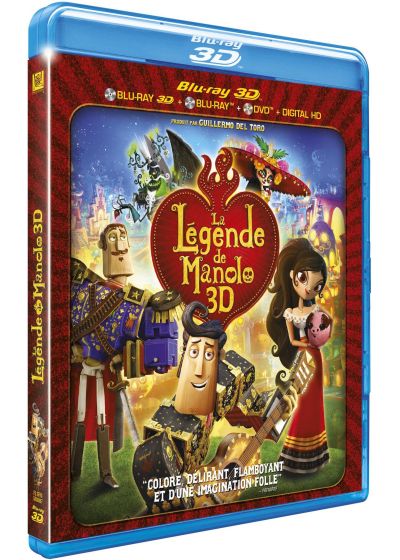 La Légende de Manolo (Combo Blu-ray 3D + Blu-ray + DVD) - Blu-ray 3D