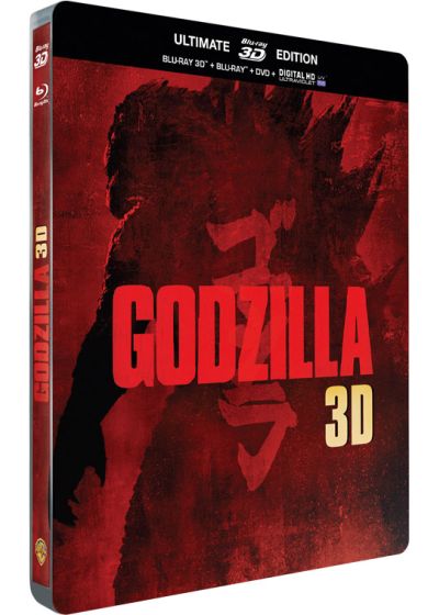 Godzilla (SteelBook Ultimate Édition - Blu-ray 3D + Blu-ray + DVD + Copie digitale) - Blu-ray 3D