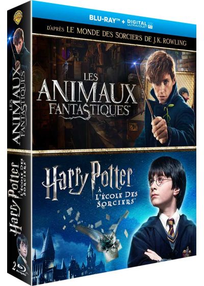 Harry Potter à l'école des sorciers + Les Animaux fantastiques (Pack) - Blu-ray