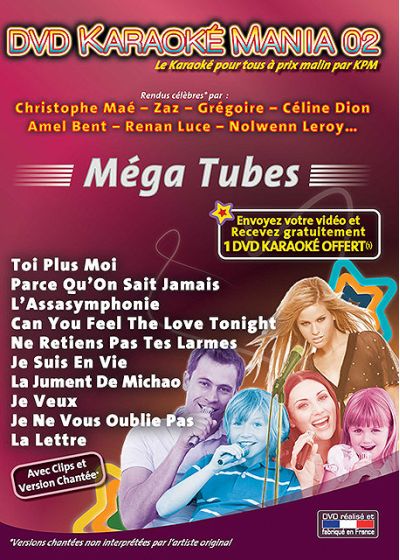 DVD Karaoké Mania 02 : Méga tubes - DVD