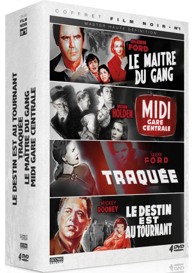 Le maître du gang + Midi gare centrale + Traquée + Le Destin est au tournant (Pack) - DVD