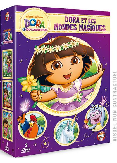 Dora l'exploratrice - Coffret - Dora et les mondes magiques (Pack) - DVD