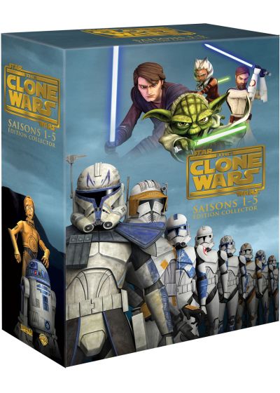 Star Wars - The Clone Wars - L'intégrale - Saisons 1 à 5 (Édition Collector) - DVD